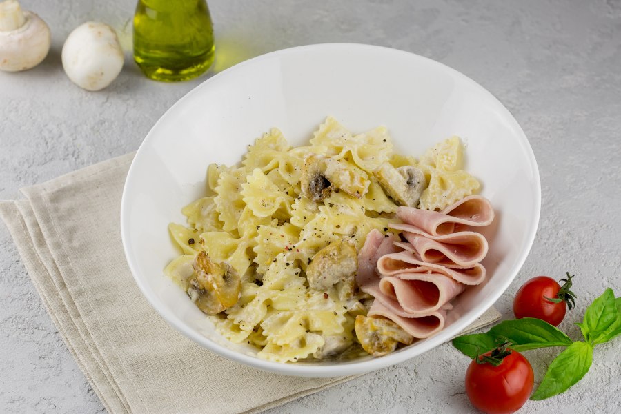 Farfalle макароны отварные