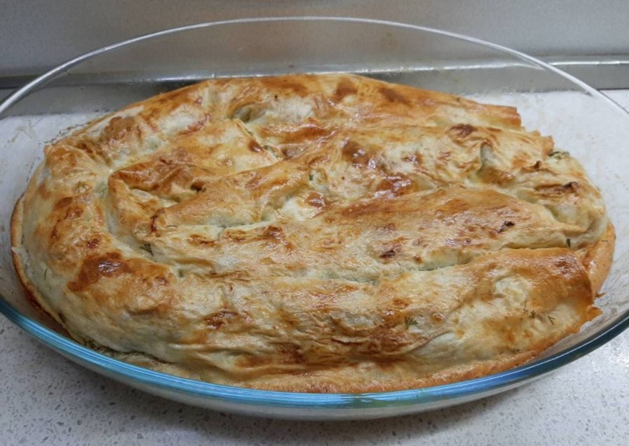 Многослойный пирог из лаваша