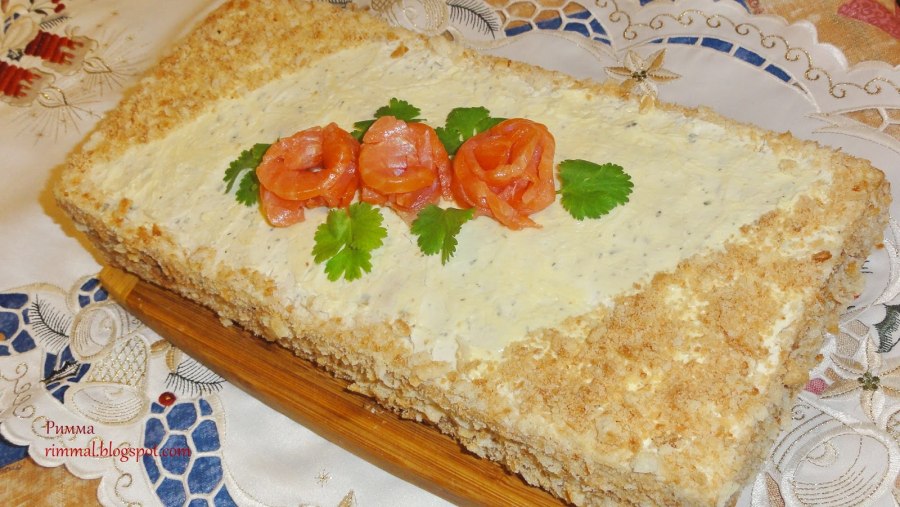 Блинчатый закусочный пирог
