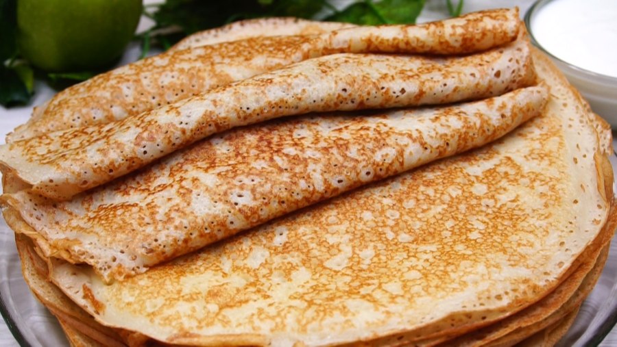 Блинчики на молоке
