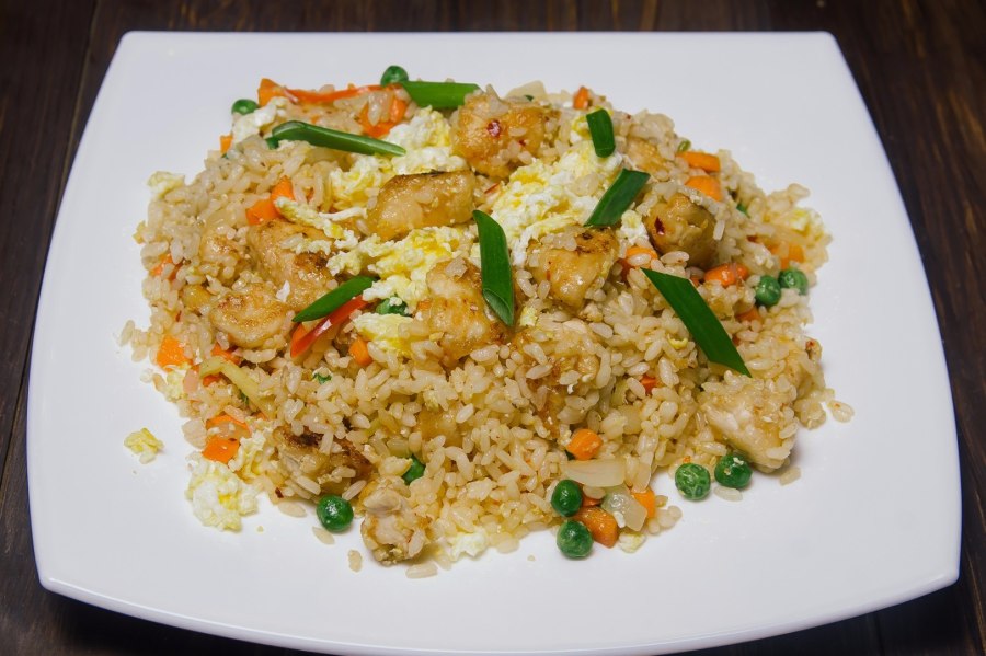 Ризотто с овощами и рисом