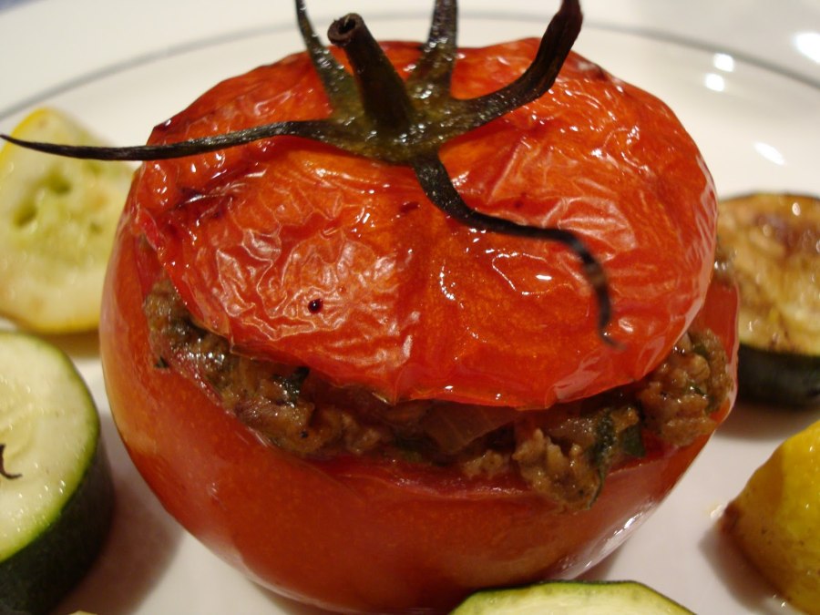 Помидоры фаршированные мясом