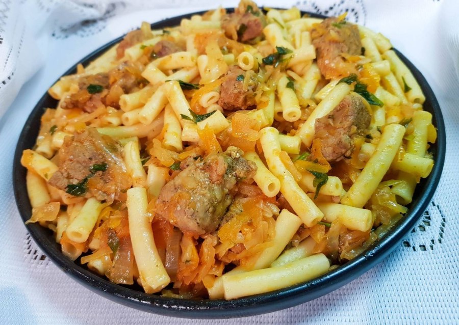 Макароны с картошкой