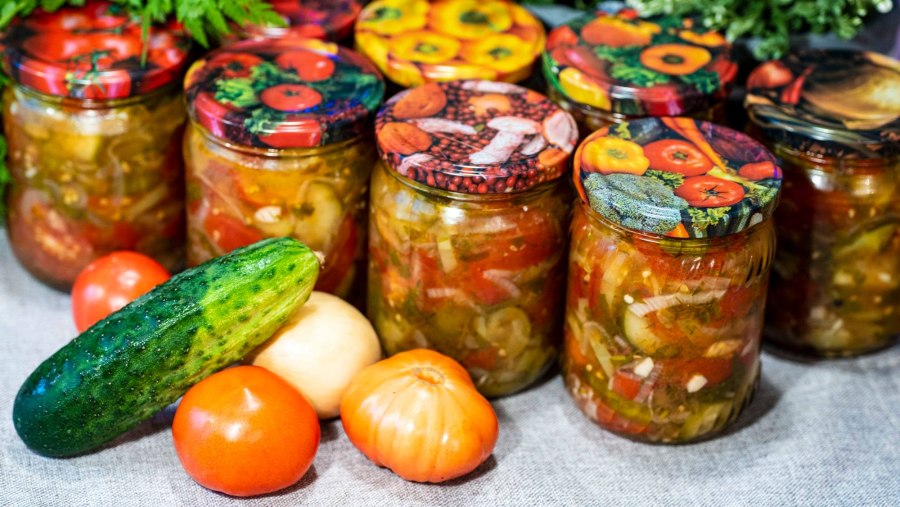 Овощное ассорти закрутки