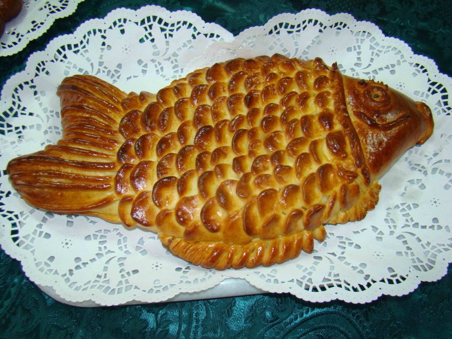 Пирог Рыбник плетенка