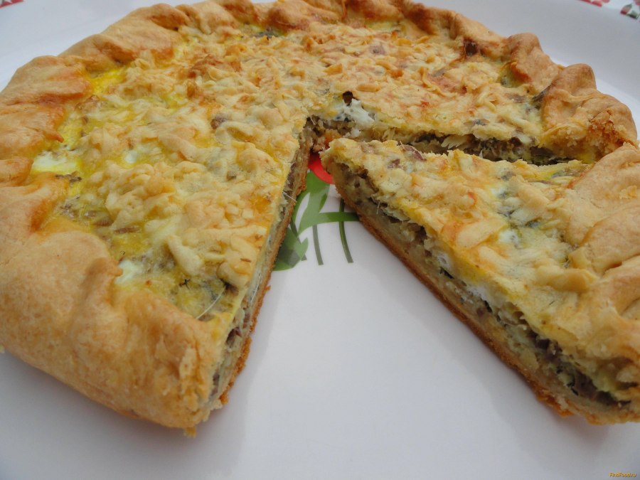 Кулебяка с рыбой