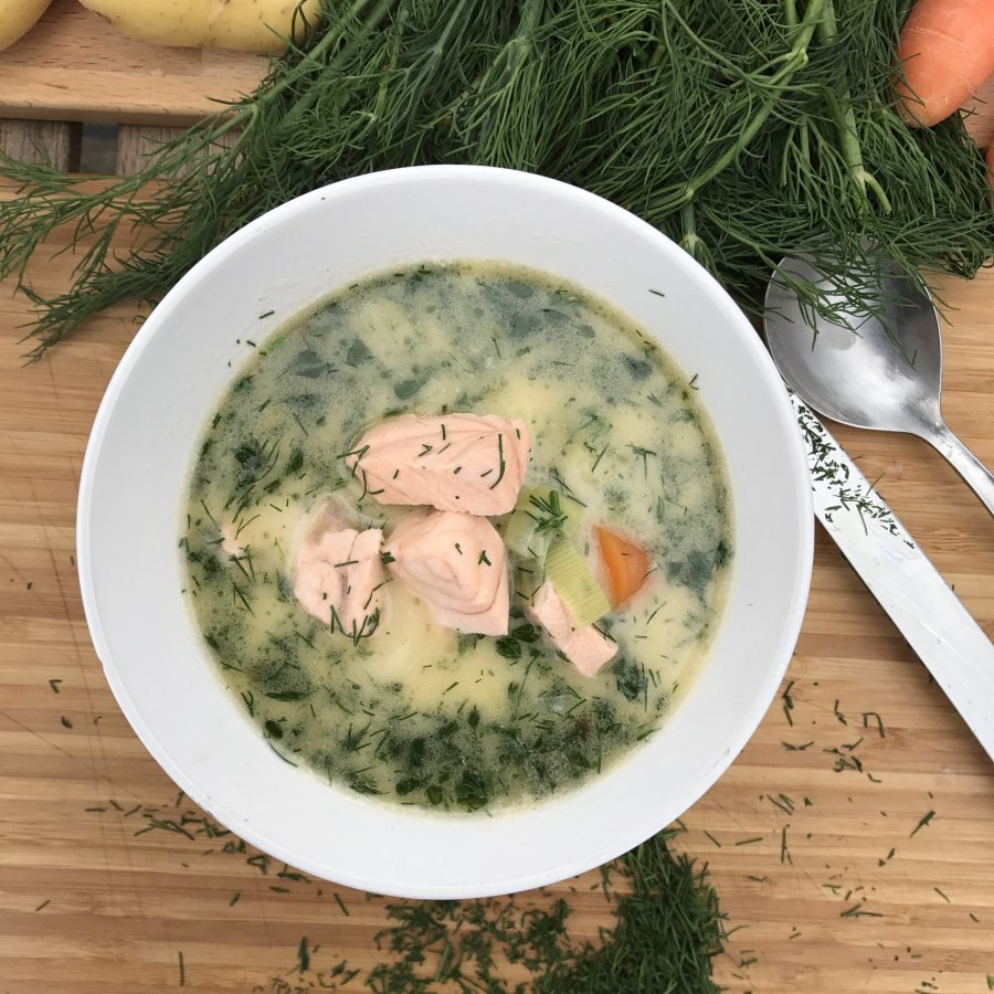 Рыбный суп из форели