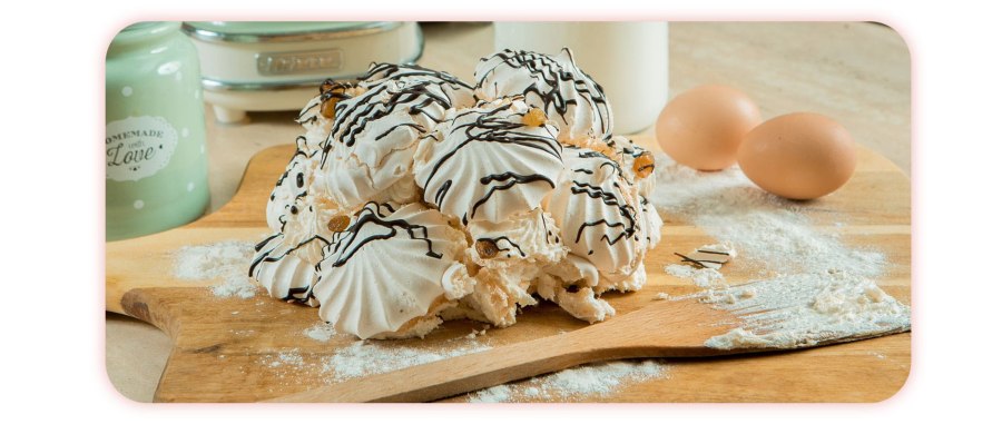 Меренговый рулет с маскарпоне