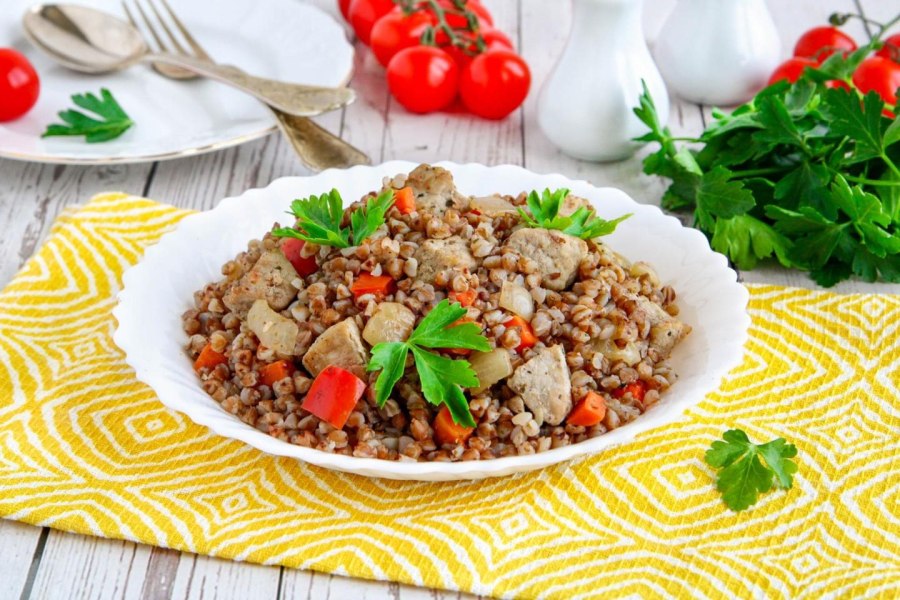 Гречка с фаршем
