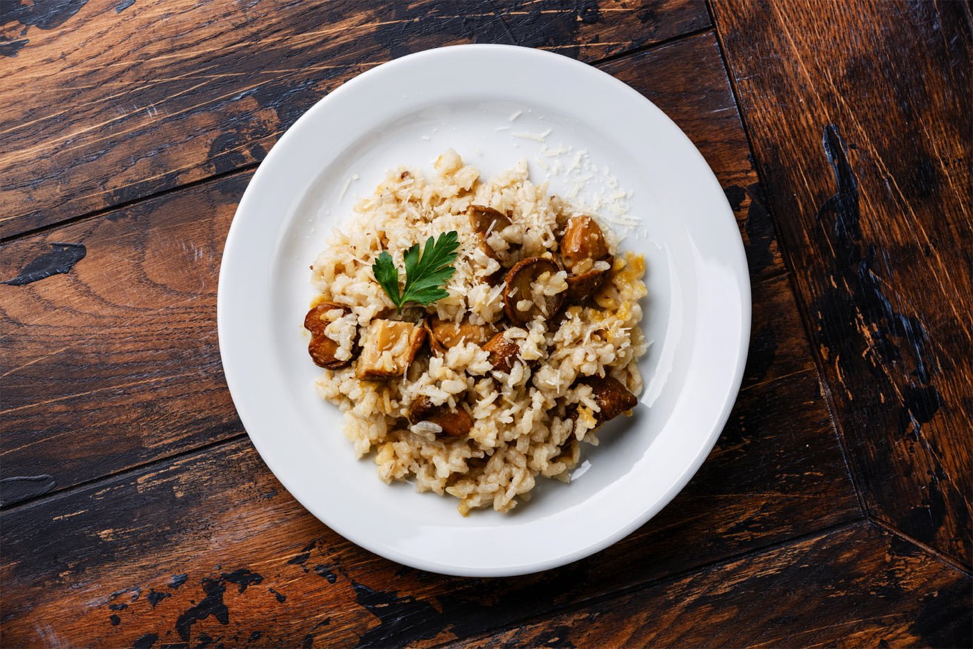 Risotto with porcini Mushrooms