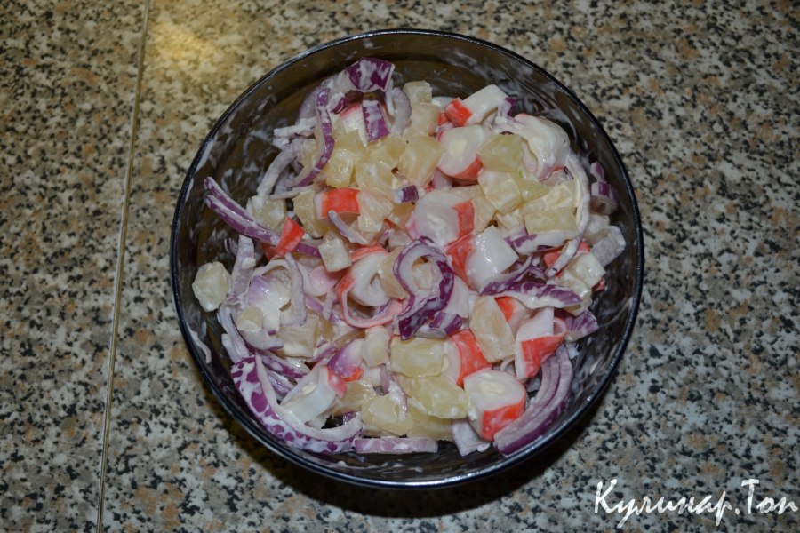Салаты с крабовыми палочками вкусные