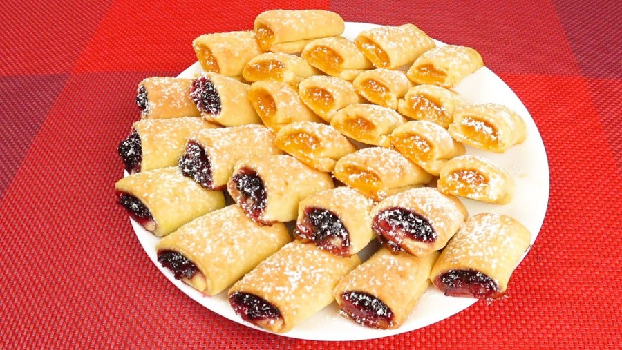 Песочное печенье с джемом