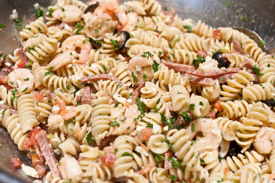 Лумакони фаршированные фаршем