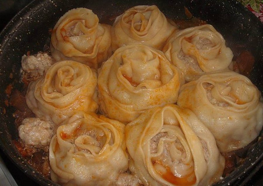 Рулетики с фаршем