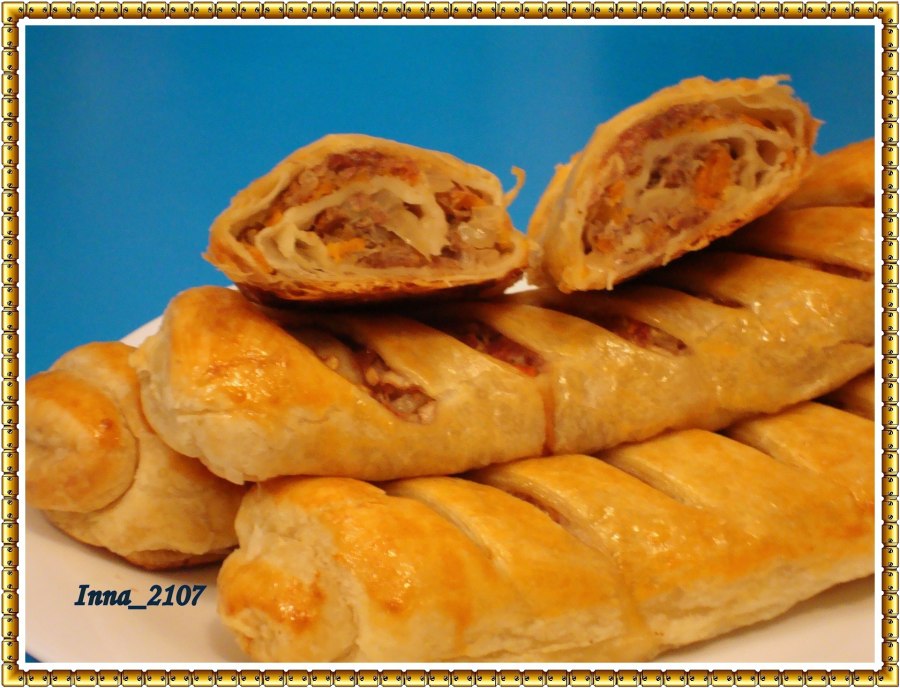 Слойки с рыбой